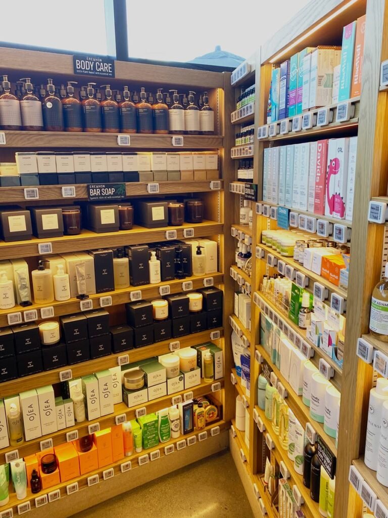 Erewhon body care products