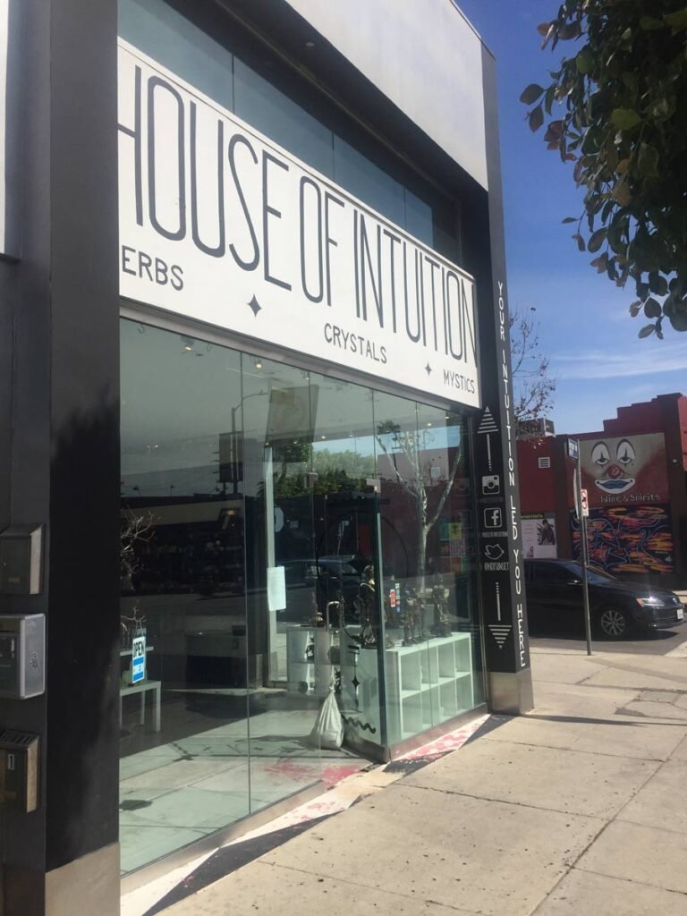 House of Intuition Store at Melrose Ave. Los Angeles