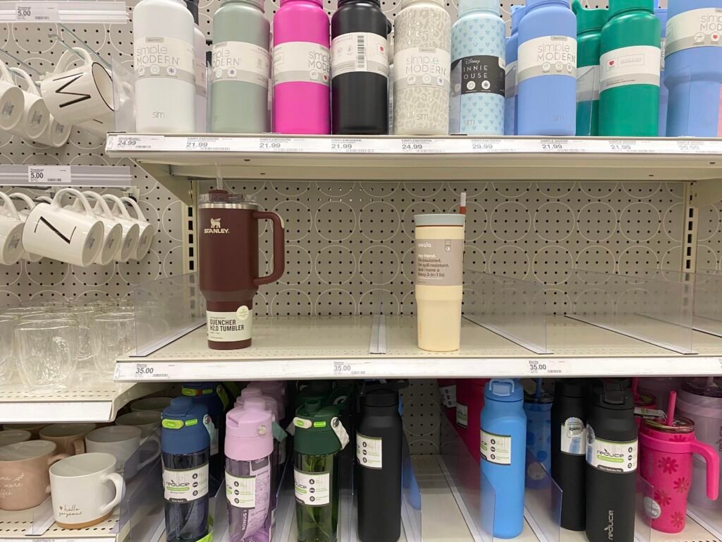 Only one Stanley tumbler left at Target shelf